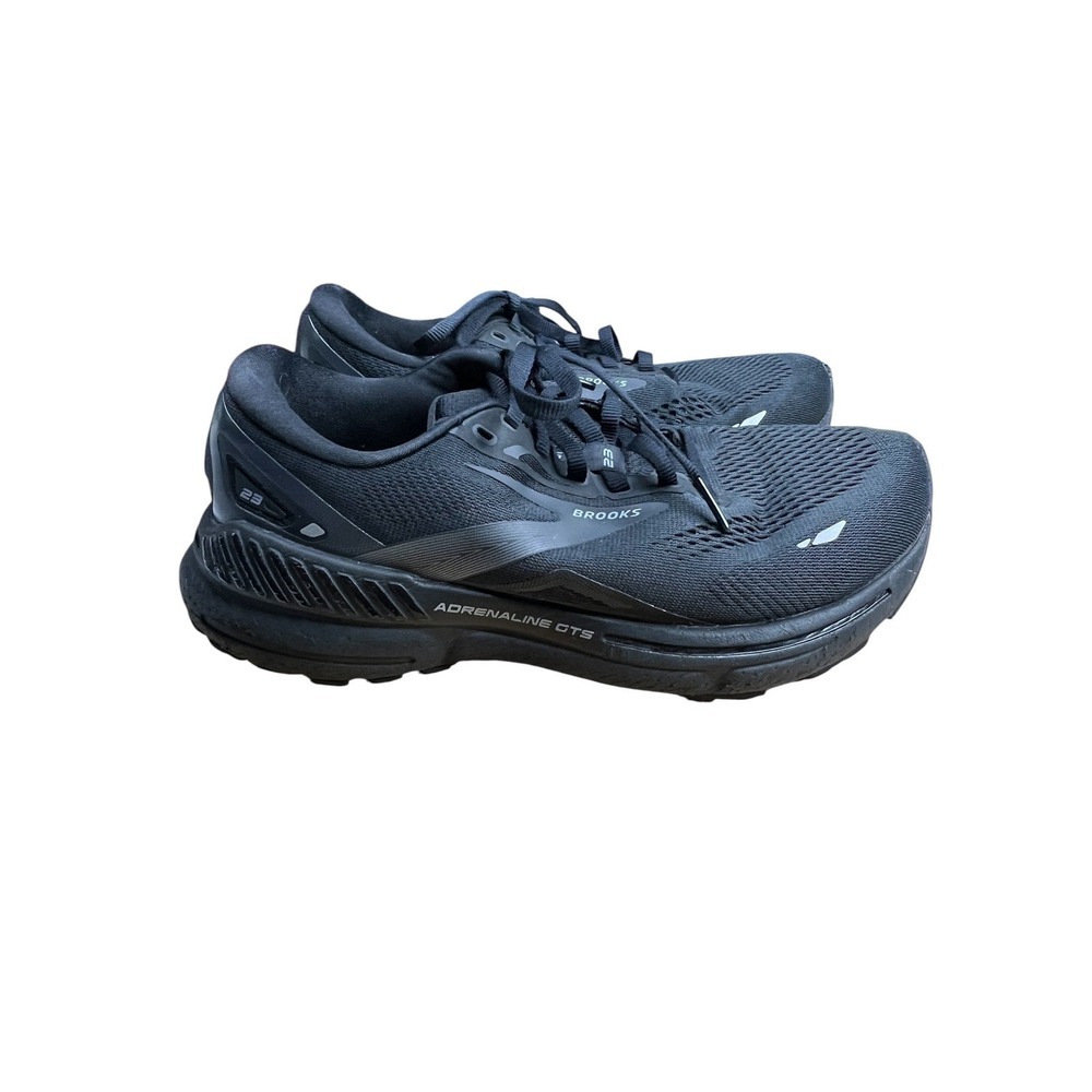 Brooks Adrenaline GTS 23 Running Shoes -Triple Black - Size 8 2e - Extra wide - Picture 1 of 10